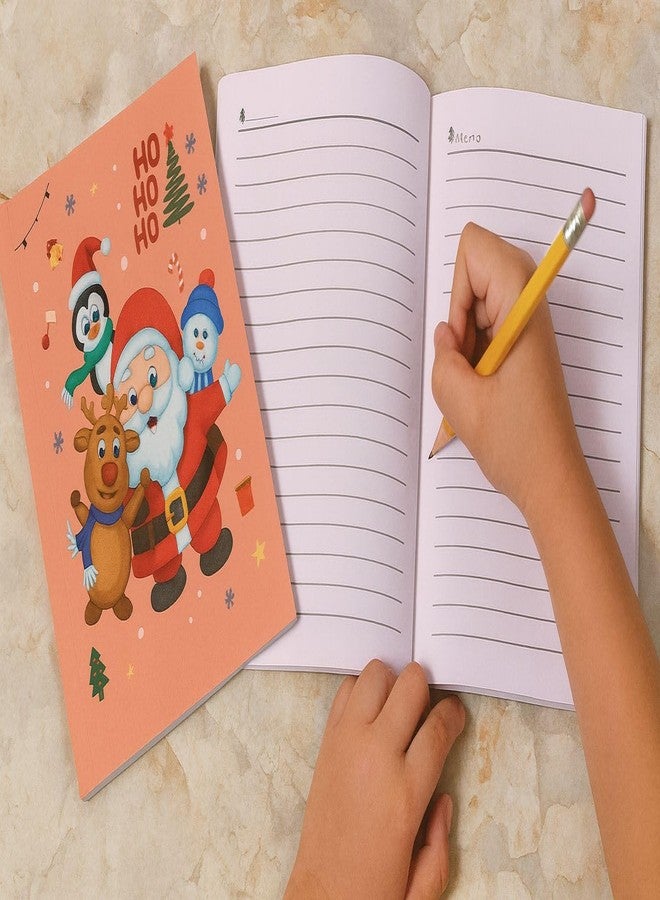 TOOYEP مجموعة أدوات مكتبية من TOOYEP Le Delite بتصميمات سانتا كلوز، شجرة عيد الميلاد، الرنة، رجل الثلج، والحلوى، دفتر يوميات بطابع عيد الميلاد، 8 قطع، أدوات مكتبية مدرسية، هدايا سانتا السرية للأطفال من الأولاد والبنات - Image 4